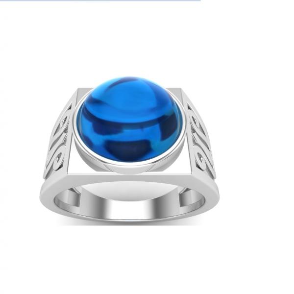 Bague lapis lazuli argent Barcelona